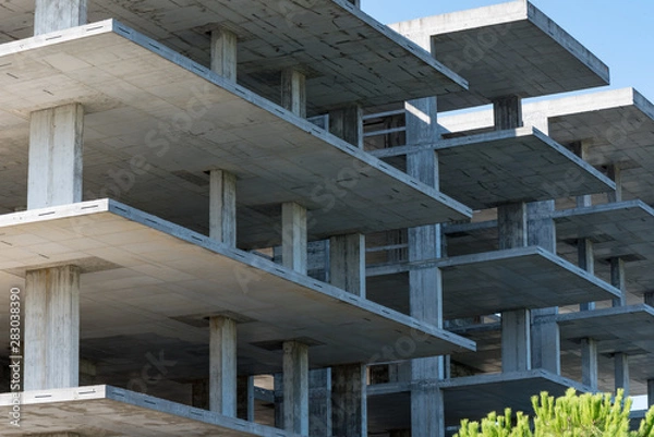 Obraz Structure in reinforced concrete building