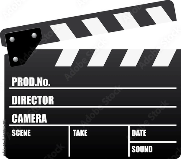 Fototapeta clapperboard