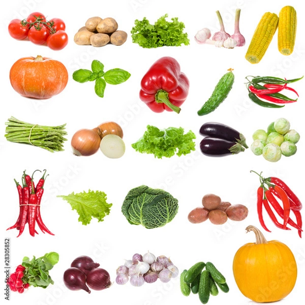 Obraz set with vegetables