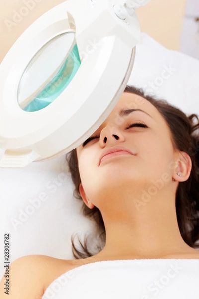 Obraz Girl in a beauty salon