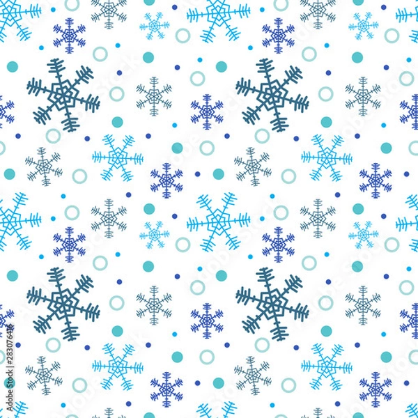 Fototapeta Seamless Christmas Pattern