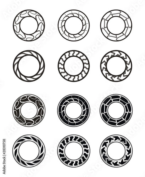 Obraz Circle ring round (vector)