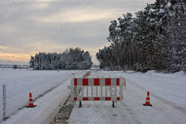 Obraz Wintersperre