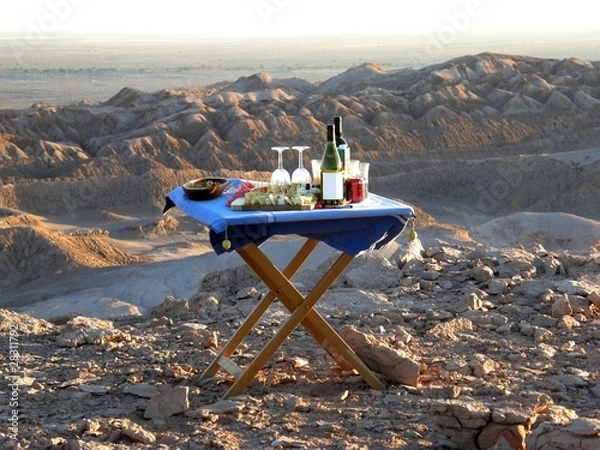 Obraz Gedeckter Tisch