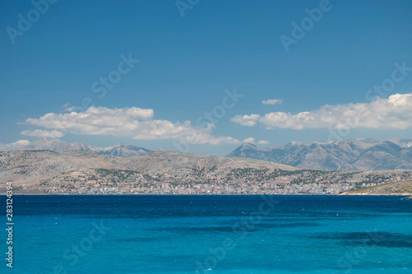 Obraz View of Saranda Cityscape