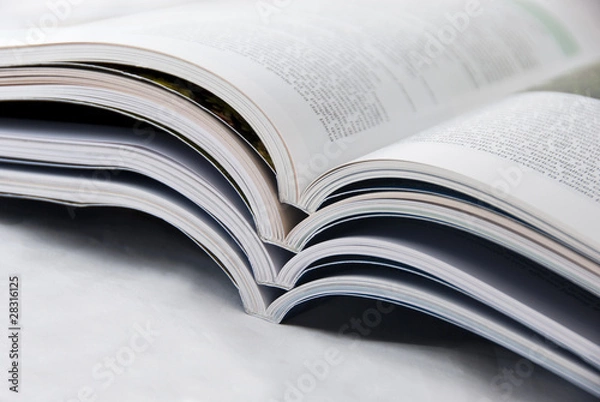 Fototapeta magazines