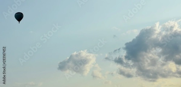 Obraz  hot air balloon at sunset