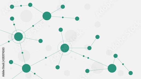 Obraz Abstract geometric connect lines and dots.Simple technology graphic background.Illustration Vector design Network and Connection concept.