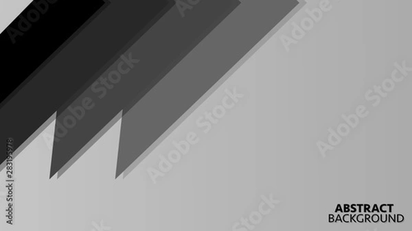 Fototapeta Abstract white and grey striped background. Vector abstract graphic design