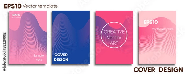 Obraz Creative colored cover. Cover design. Cool background.