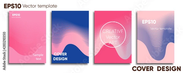 Obraz Creative colored cover. Cover design. Cool background.