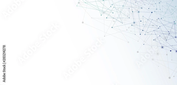 Fototapeta sfondo, connessioni, linee, punti, internet, connessione, informatica