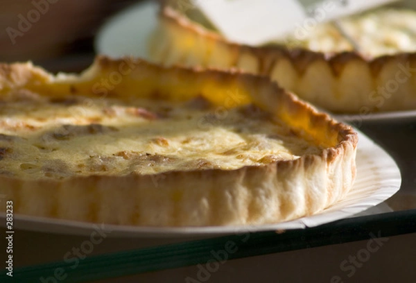 Fototapeta quiche loraine - cheese cake