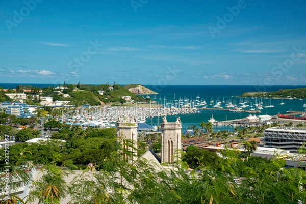 Fototapeta ニューカレドニア、ヌメアの眺望