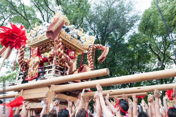 Obraz 播州姫路の秋祭り・浜の宮天満宮