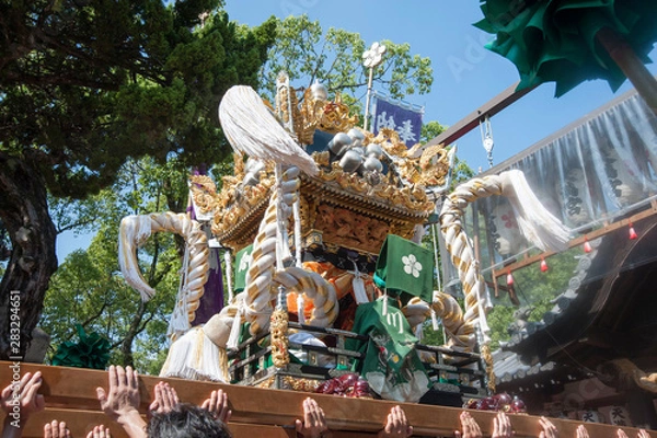 Obraz 播州姫路の秋祭り・浜の宮天満宮