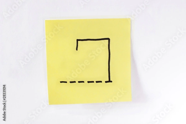 Fototapeta Hangman Game Note