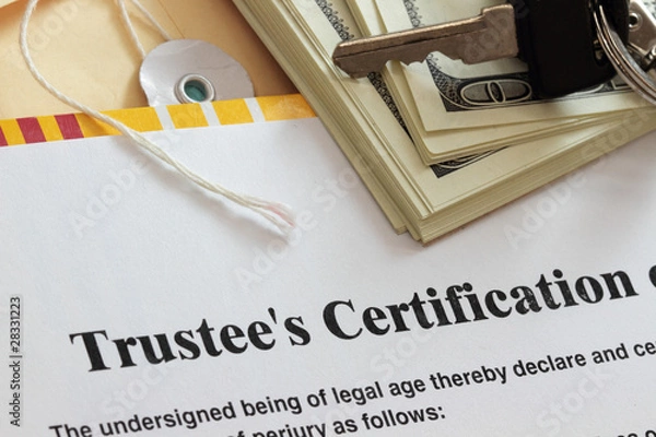 Obraz Trustee certification