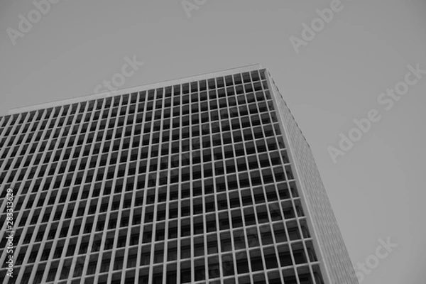 Obraz  Elements and details of the facade of buildings in Los Angeles