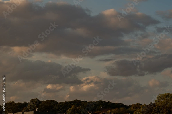 Obraz Clouds in the evening