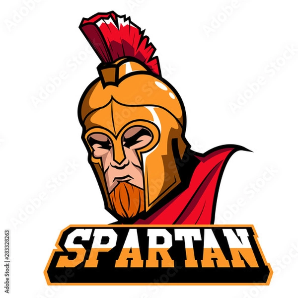 Obraz Spartan head logo