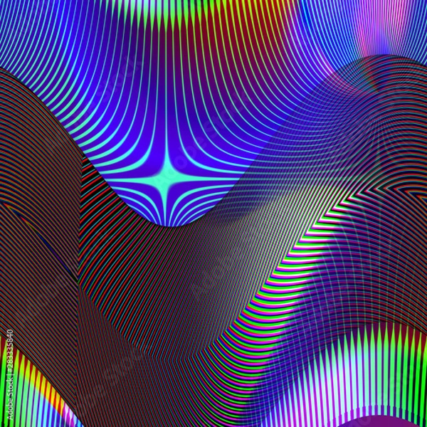Obraz Glowing abstract multicolored background.