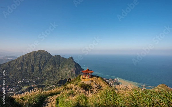 Obraz Panorama view on Teapot mountain, Taiwan