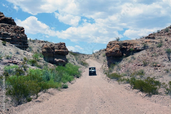 Obraz Mexican Border Golf Cart