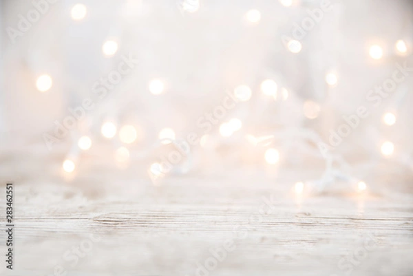 Obraz Defocused Christmas Lights Background