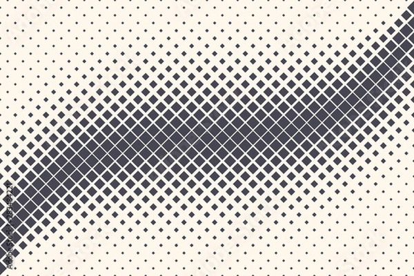 Obraz Rhombus Shapes Vector Abstract Geometric Technology Oscillation Wave Background