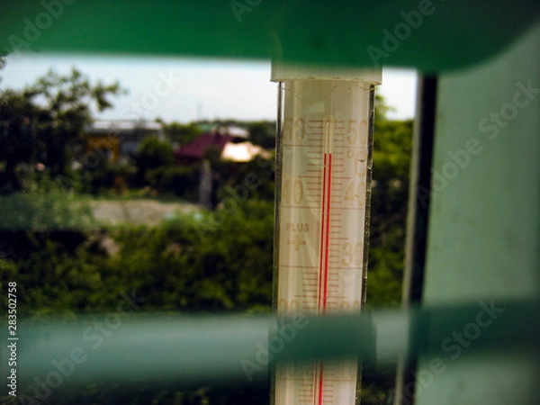 Obraz The heat is 49 degrees Celsius