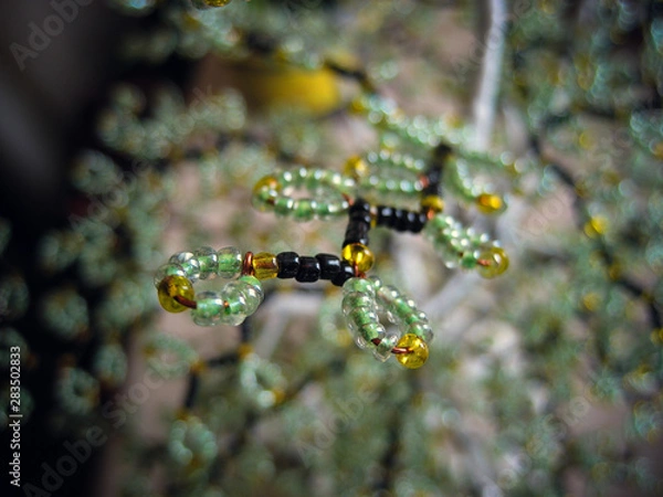 Obraz Weaving with beads