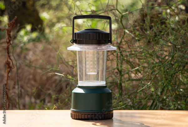 Obraz Modern lantern in the camp