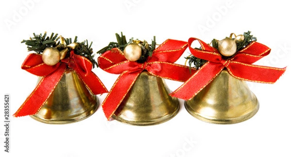 Obraz Three Christmas bells