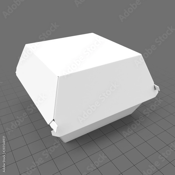 Obraz Closed burger box