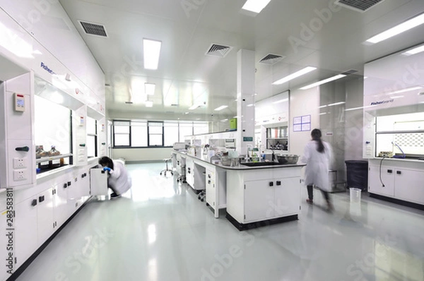 Obraz Drug manufacturing laboratory equipment.