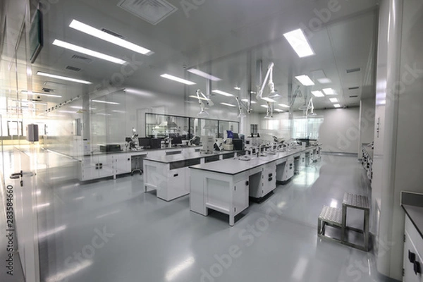 Obraz Drug manufacturing laboratory equipment.