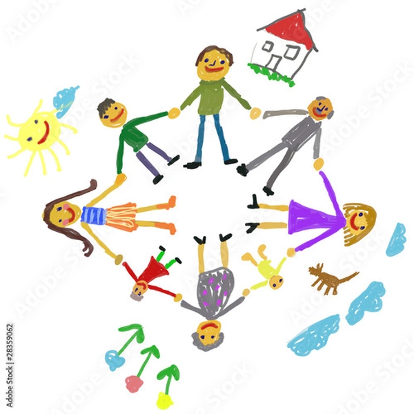 Obraz grosse familie