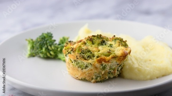 Obraz Broccoli muffin