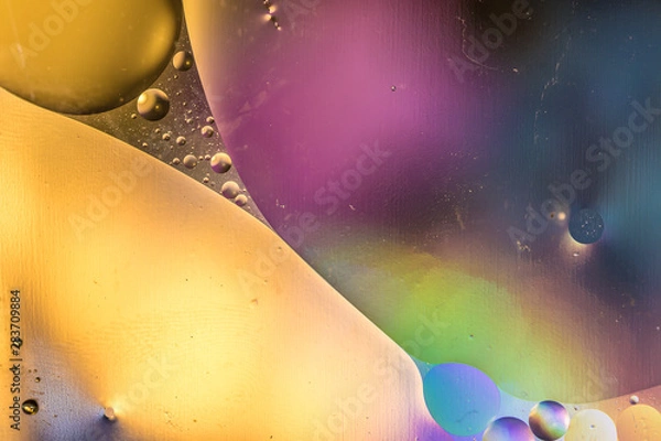 Fototapeta ABSTRACT BUBBLE OIL