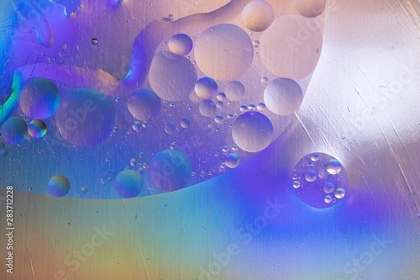 Obraz ABSTRACT BUBBLE OIL