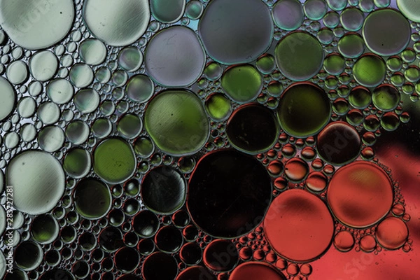 Obraz ABSTRACT BUBBLE OIL