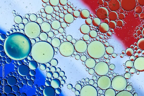 Fototapeta ABSTRACT BUBBLE OIL