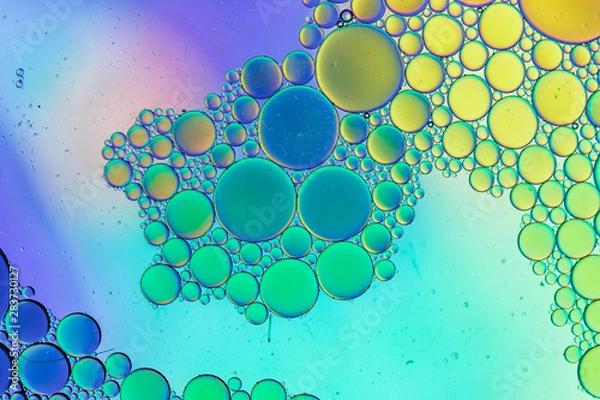 Fototapeta ABSTRACT BUBBLE OIL