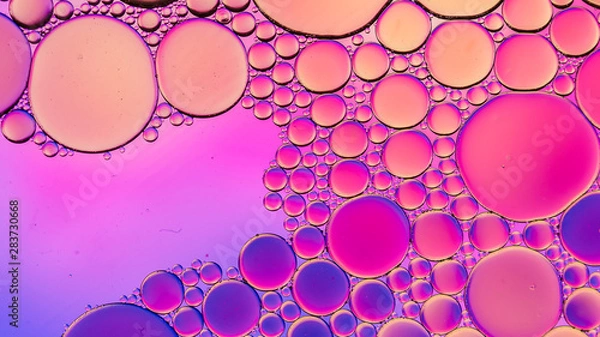 Obraz ABSTRACT BUBBLE OIL