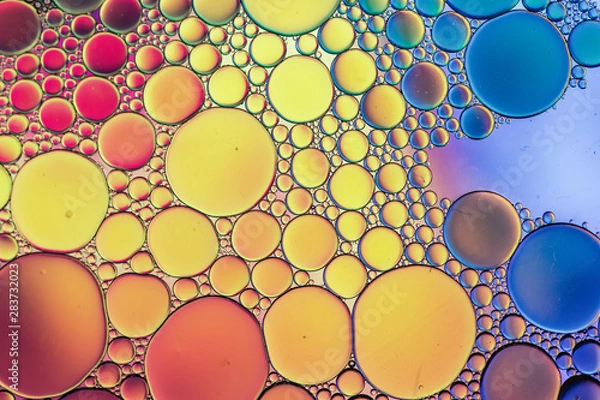 Obraz ABSTRACT BUBBLE OIL