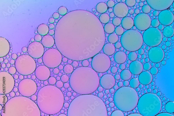 Fototapeta ABSTRACT BUBBLE OIL