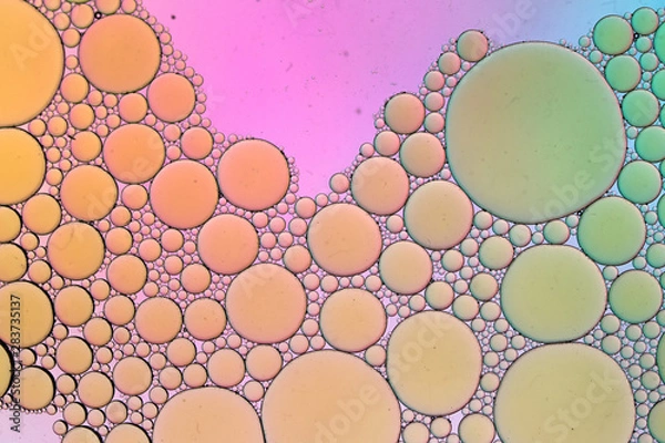 Obraz ABSTRACT BUBBLE OIL