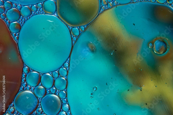 Fototapeta ABSTRACT BUBBLE OIL