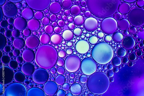 Obraz ABSTRACT BUBBLE OIL